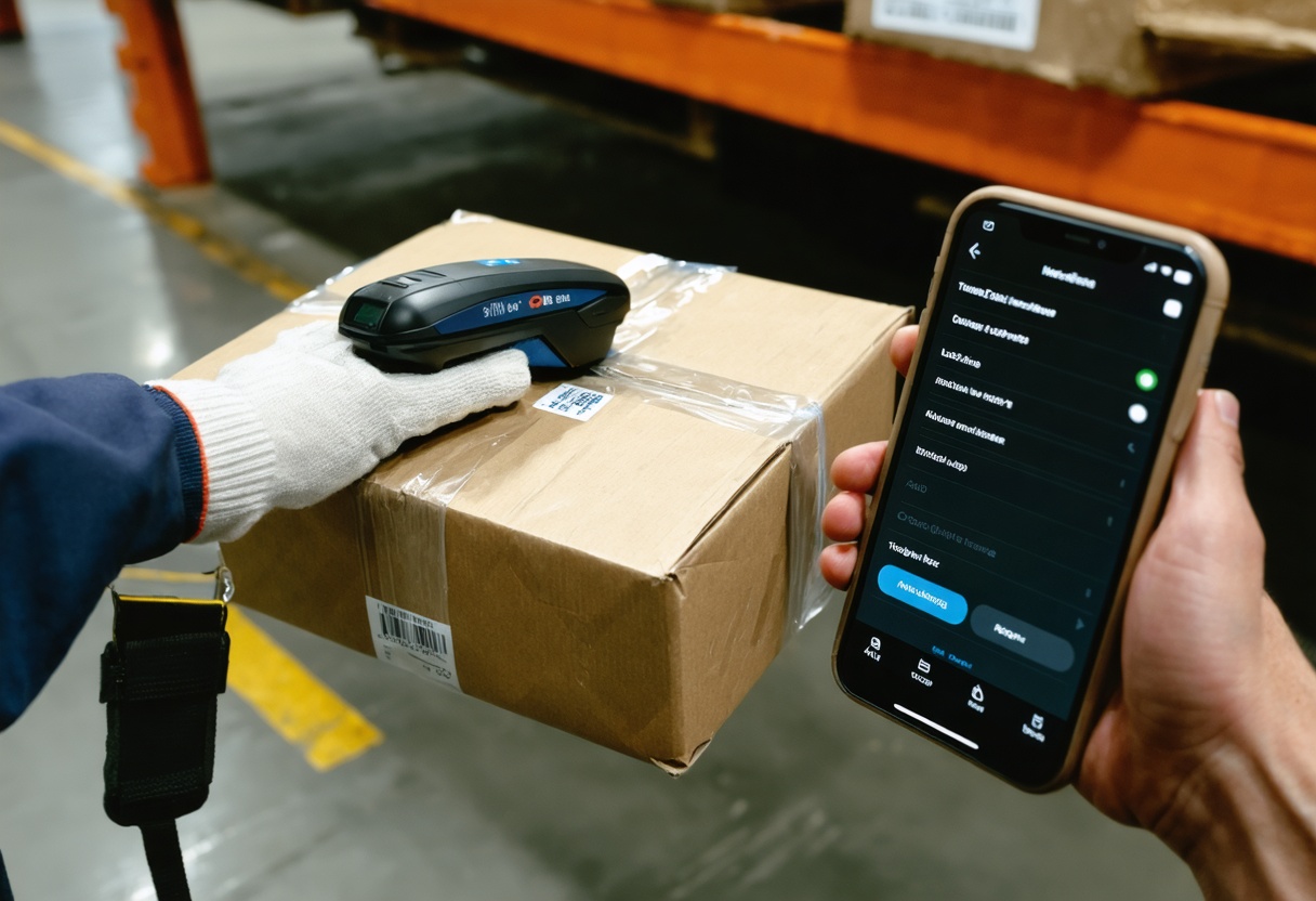 colis en cours d'acheminement